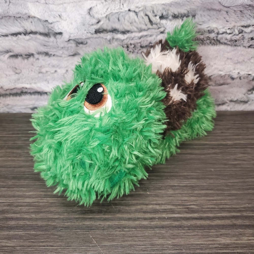 Stuffies‎ Plush Shaggy Turtle Mouth Opens And Zips Close - Stash Animal BIG HEAD